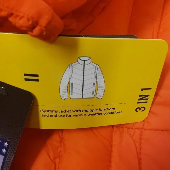 NFL Denver Broncos 3 in 1 Systems Jacket Mens 5XL Embroidered Logo MultiColor - Picture 5 of 7